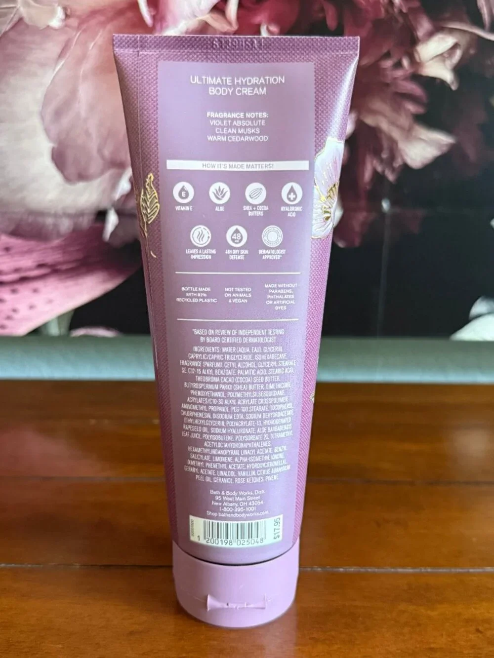 NEW VERY VIOLET Body Cream Full Size Bath & Body Works